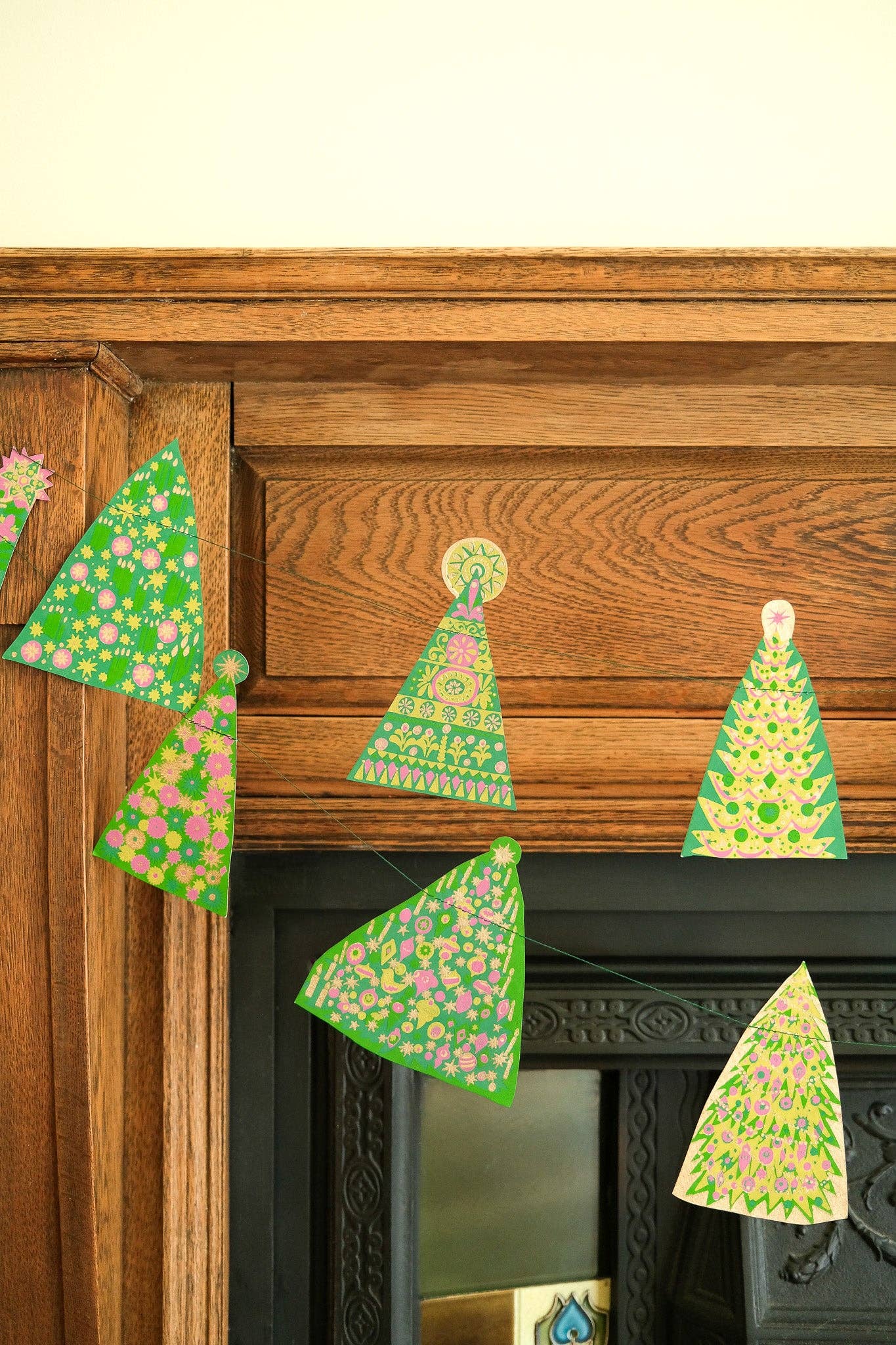 Midcentury Trees Garland, adding charm to your space