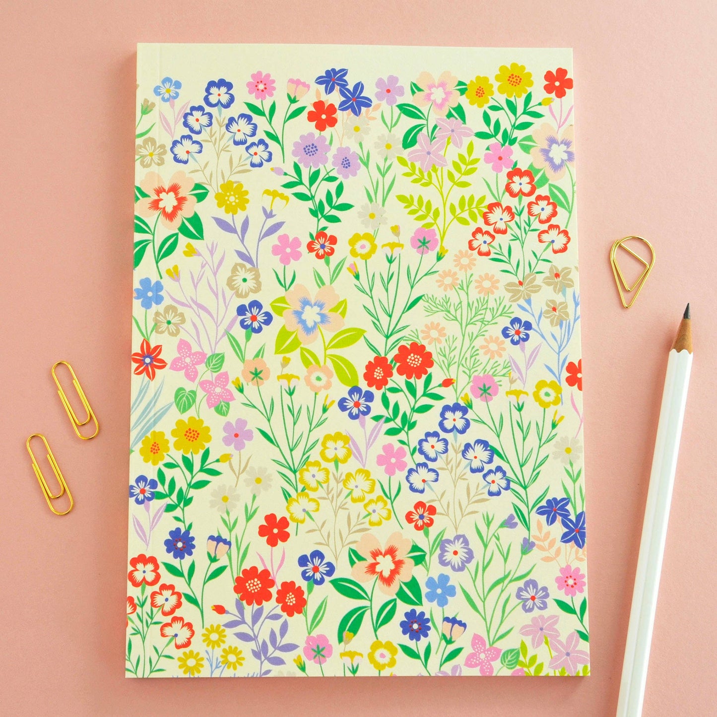 Botanics Flora A5 Perfect Bound Notebook Front Cover