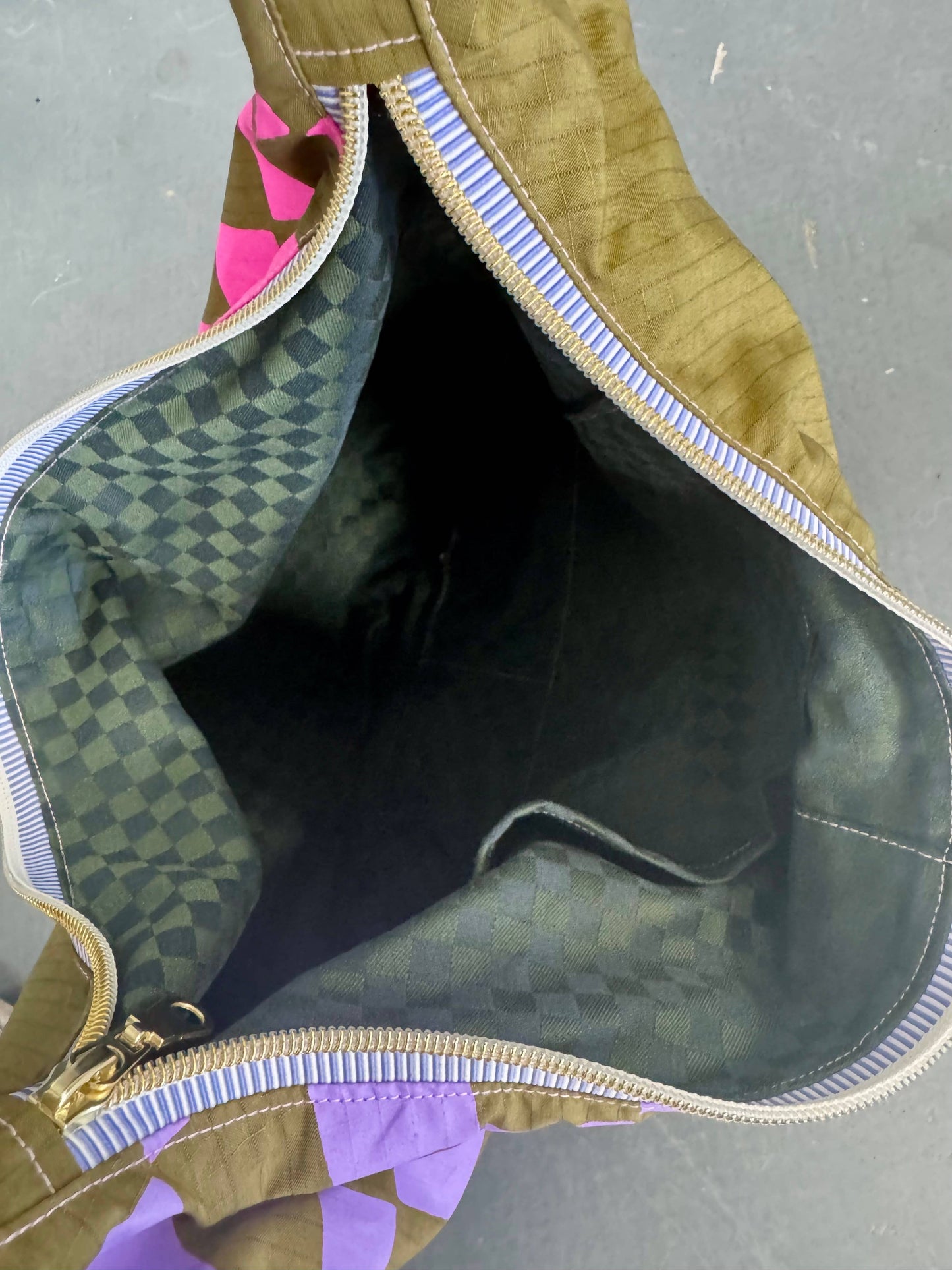 Lifestyle shot of Yolla Studio Leopard Print Bag, perfect for daily use.