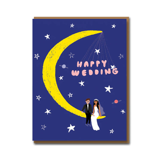 Moonlight Wedding Card
