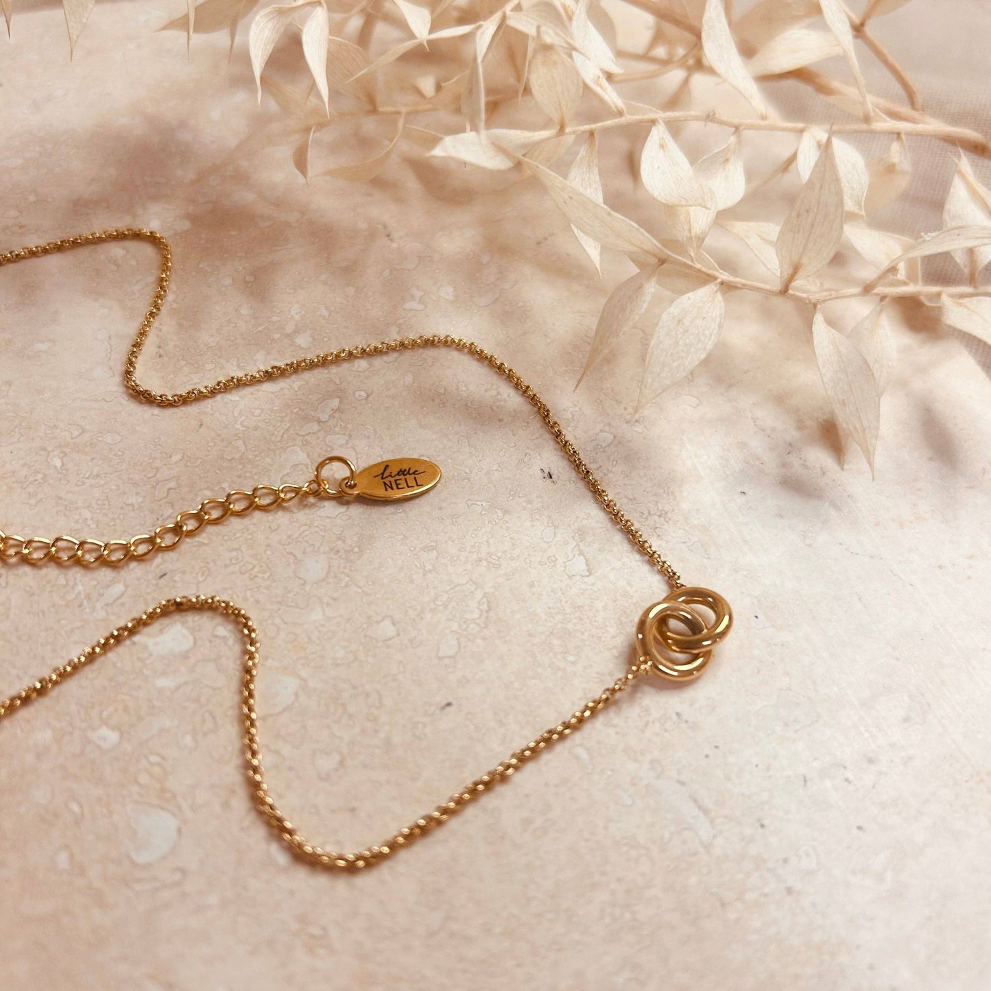 Double Circle Necklace