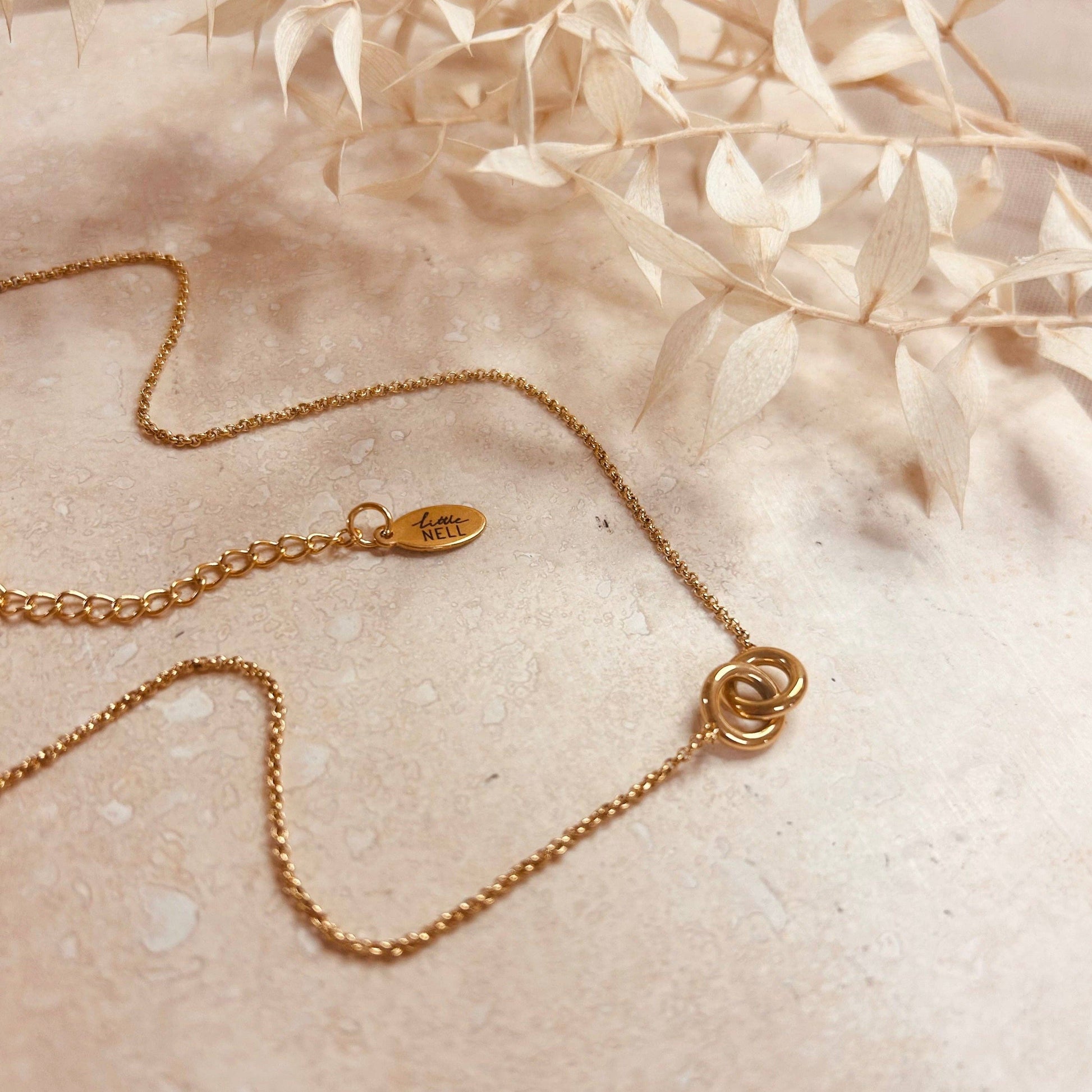 Double Circle Necklace