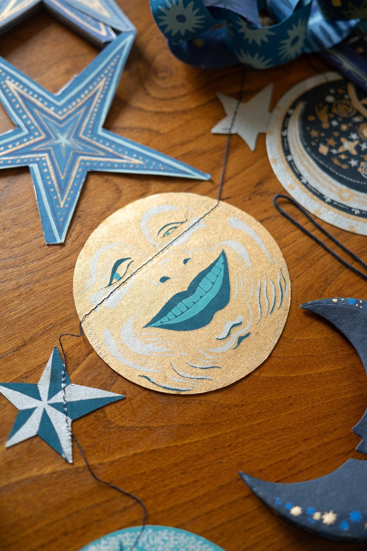 Indian artisan made paper garland
