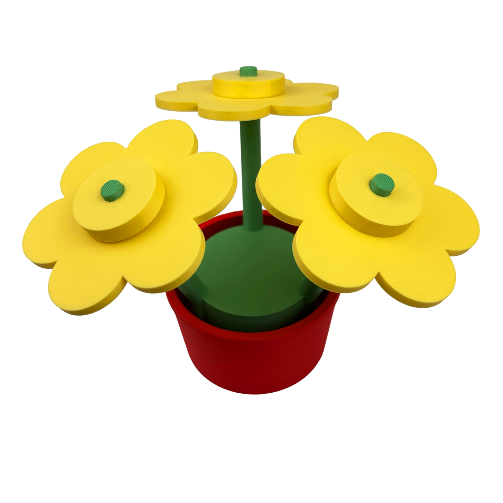 Eco-friendly colourful brick flower coaster set, recyclable packaging, B Corp certified