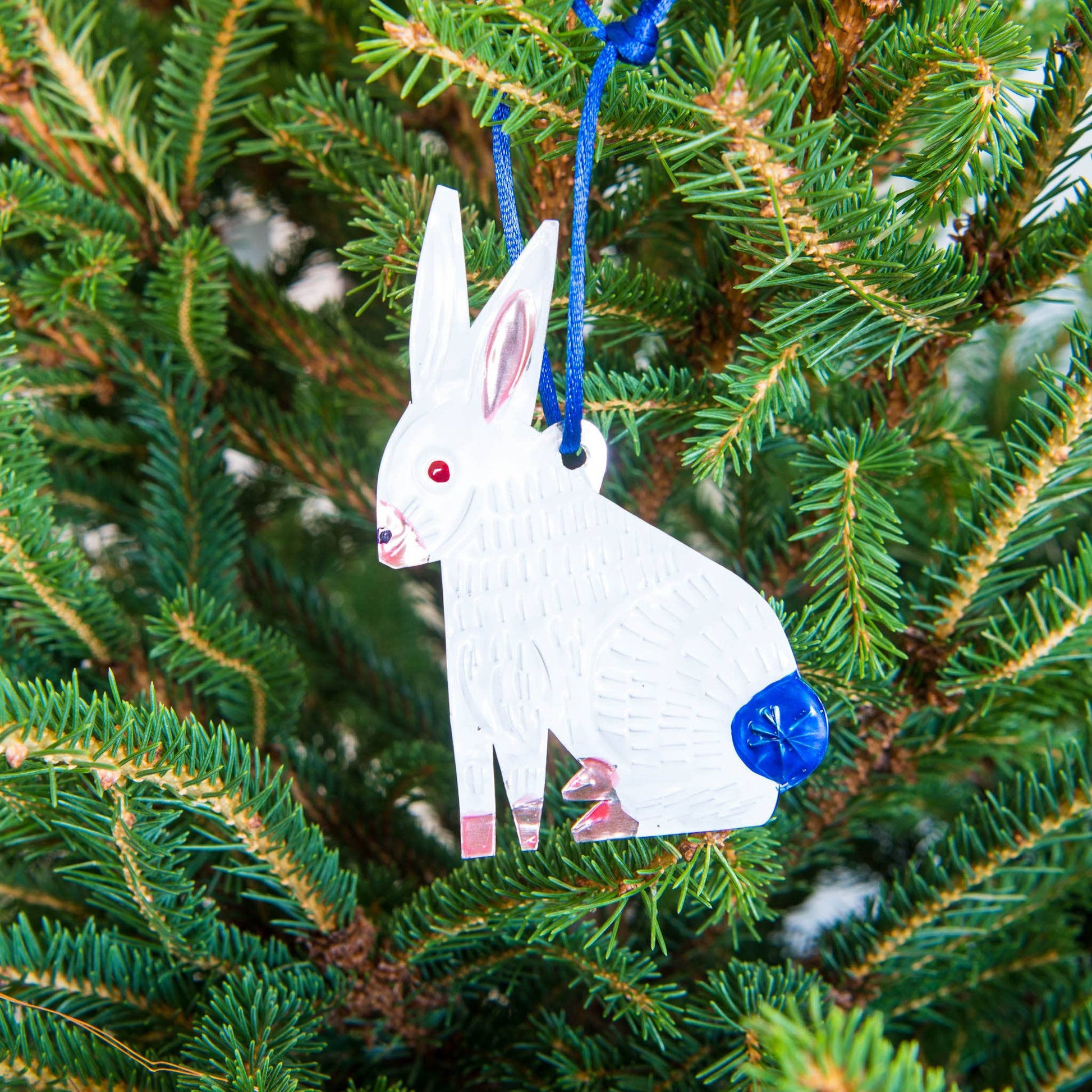 Rabbit Tin Decoration
