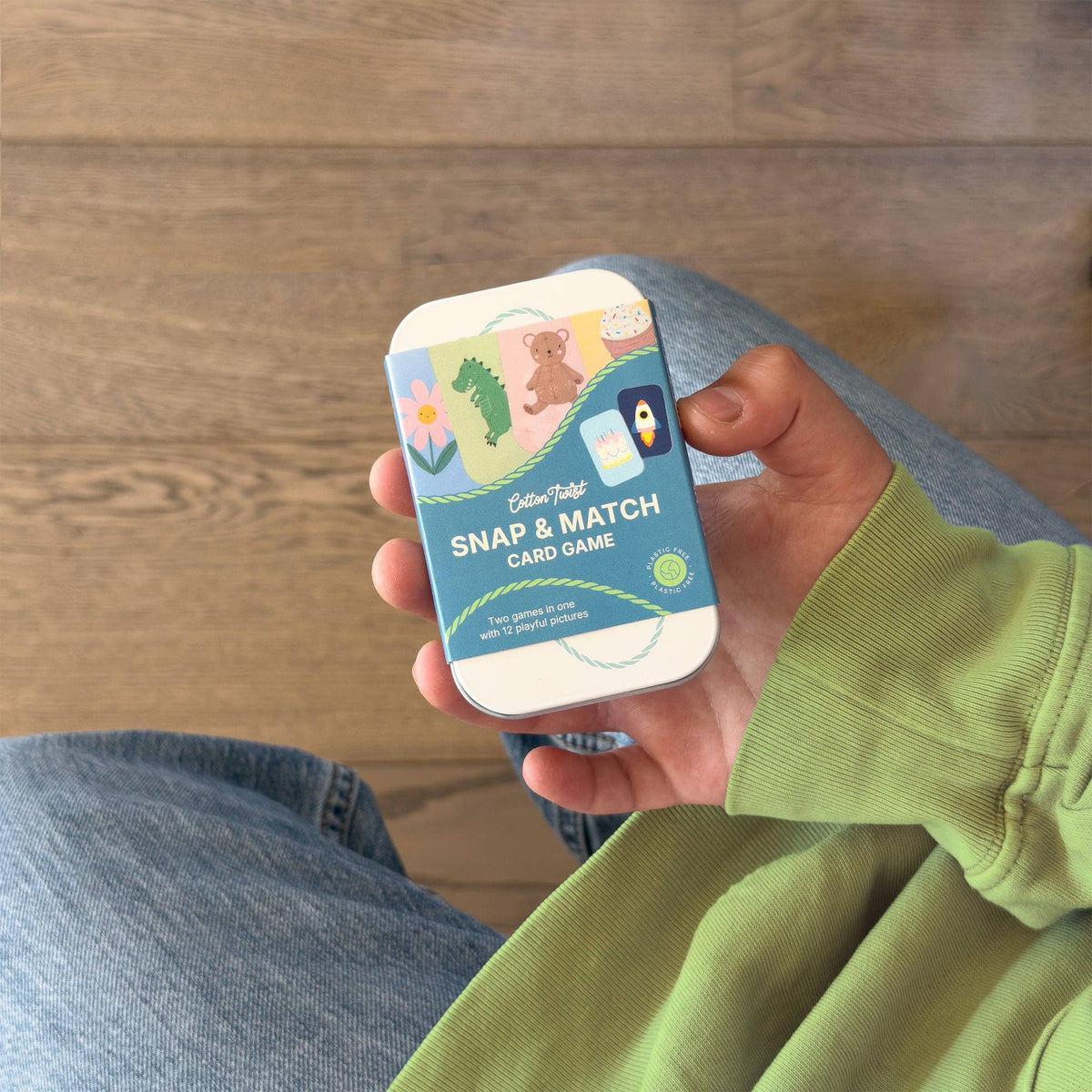 Sustainably sourced children's card game cards
