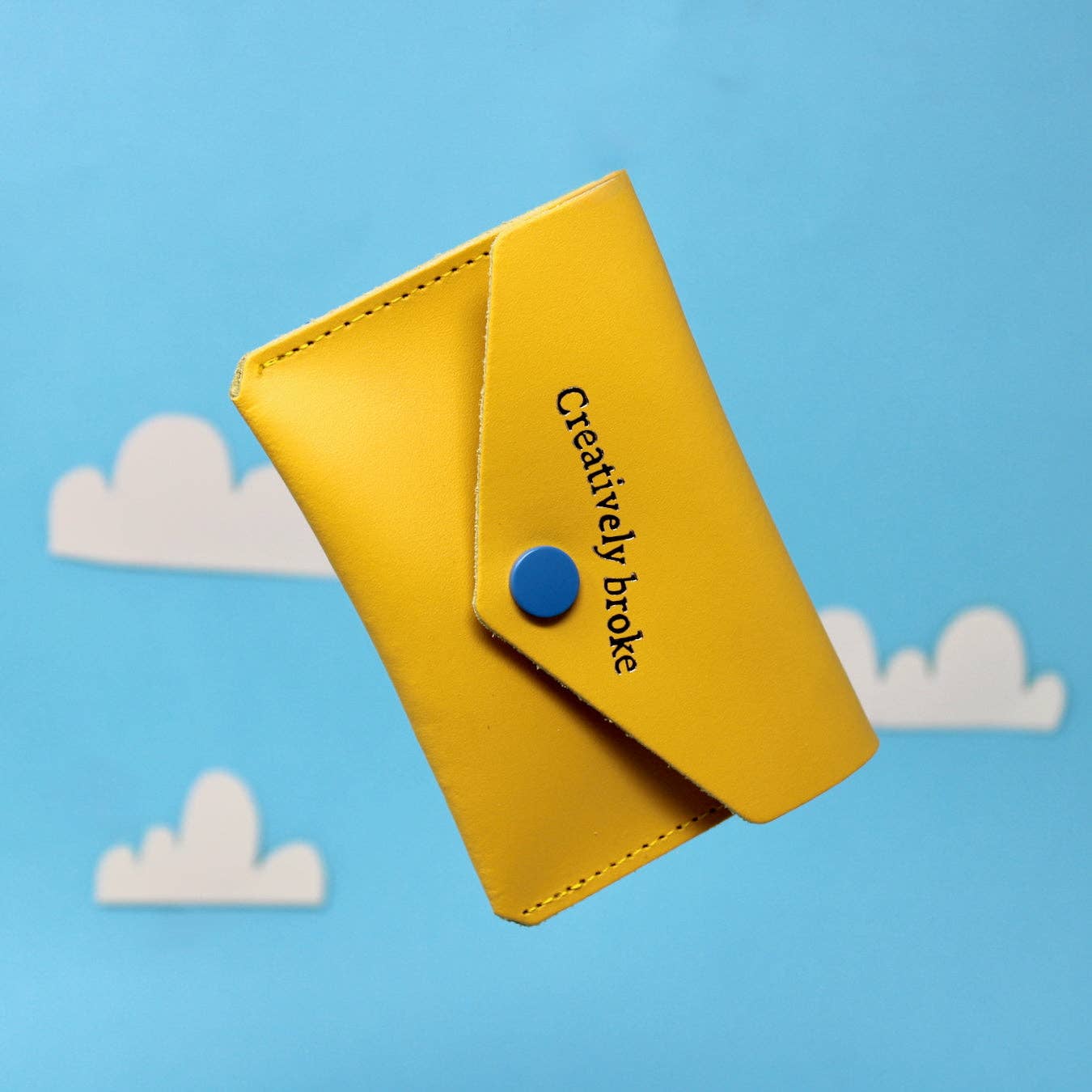 Creatively Broke Artist Wallet Yellow