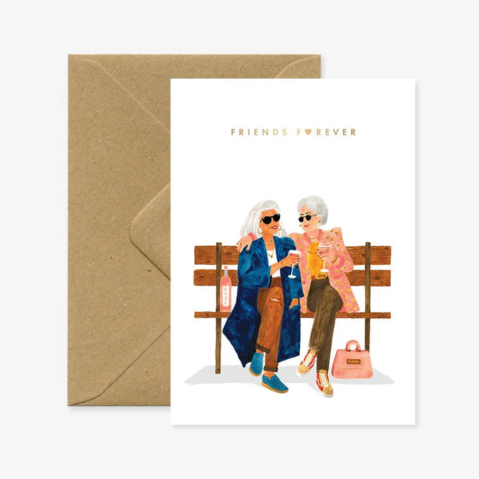 Friends Forever eco greeting card by All the Ways to Say
