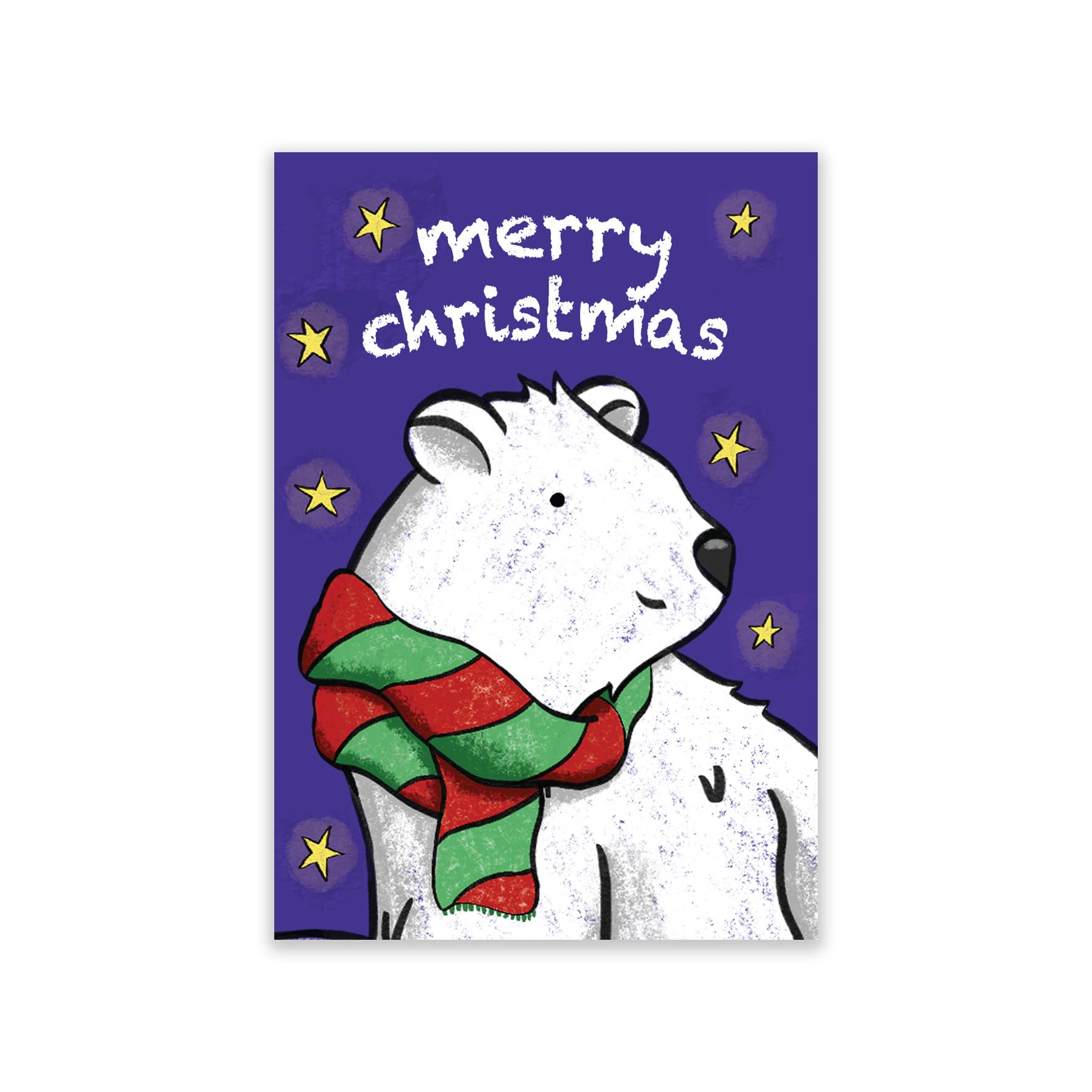 UK-made mini Christmas cards pack with eco-friendly packaging