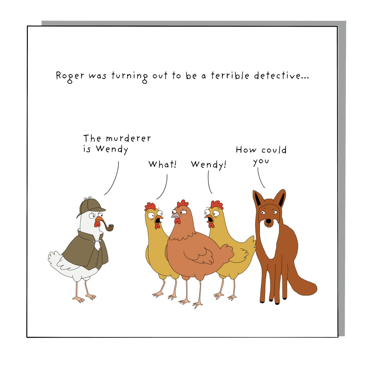 Wendy Quirky Eco-Friendly Greeting Card