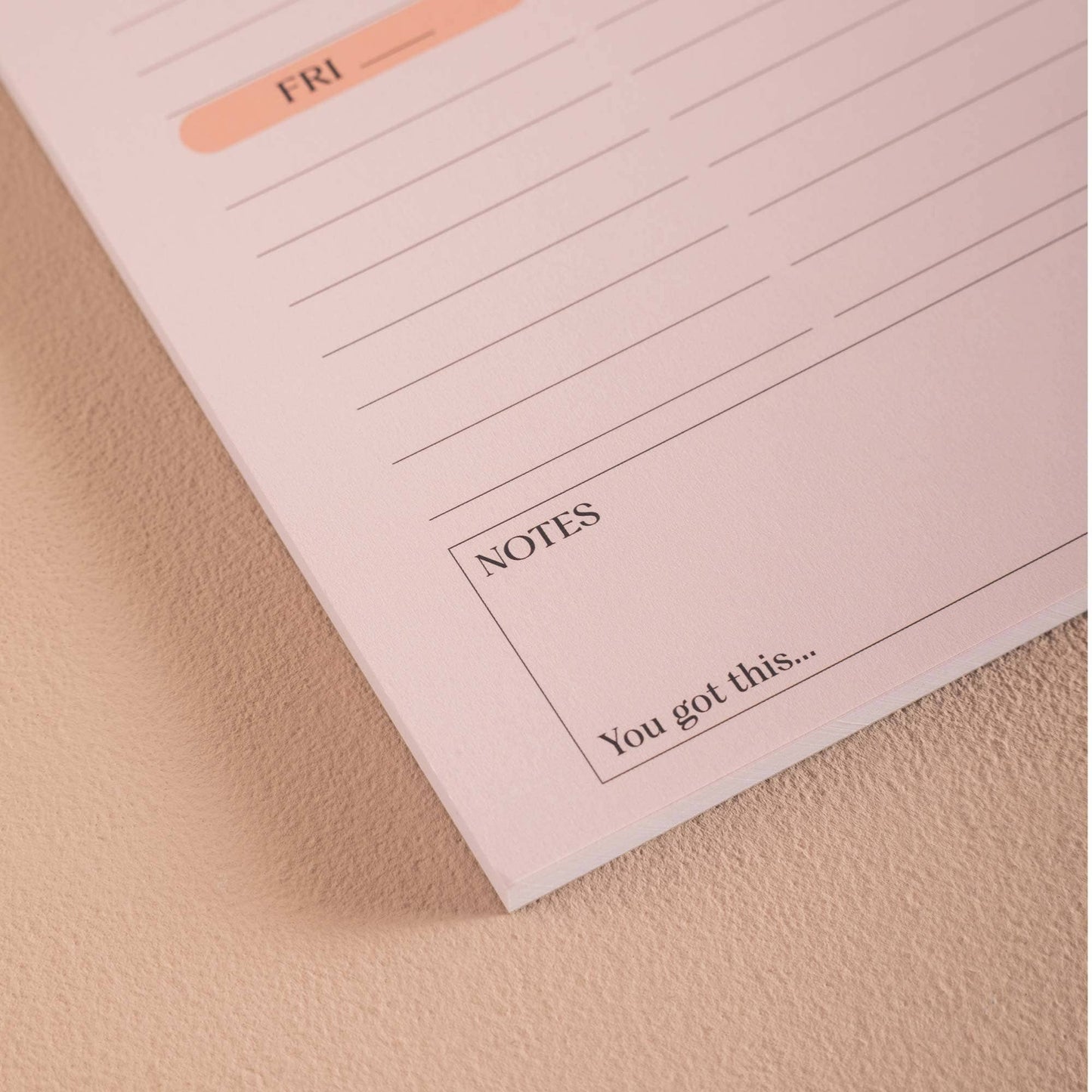 Eco-friendly stationery set on desk