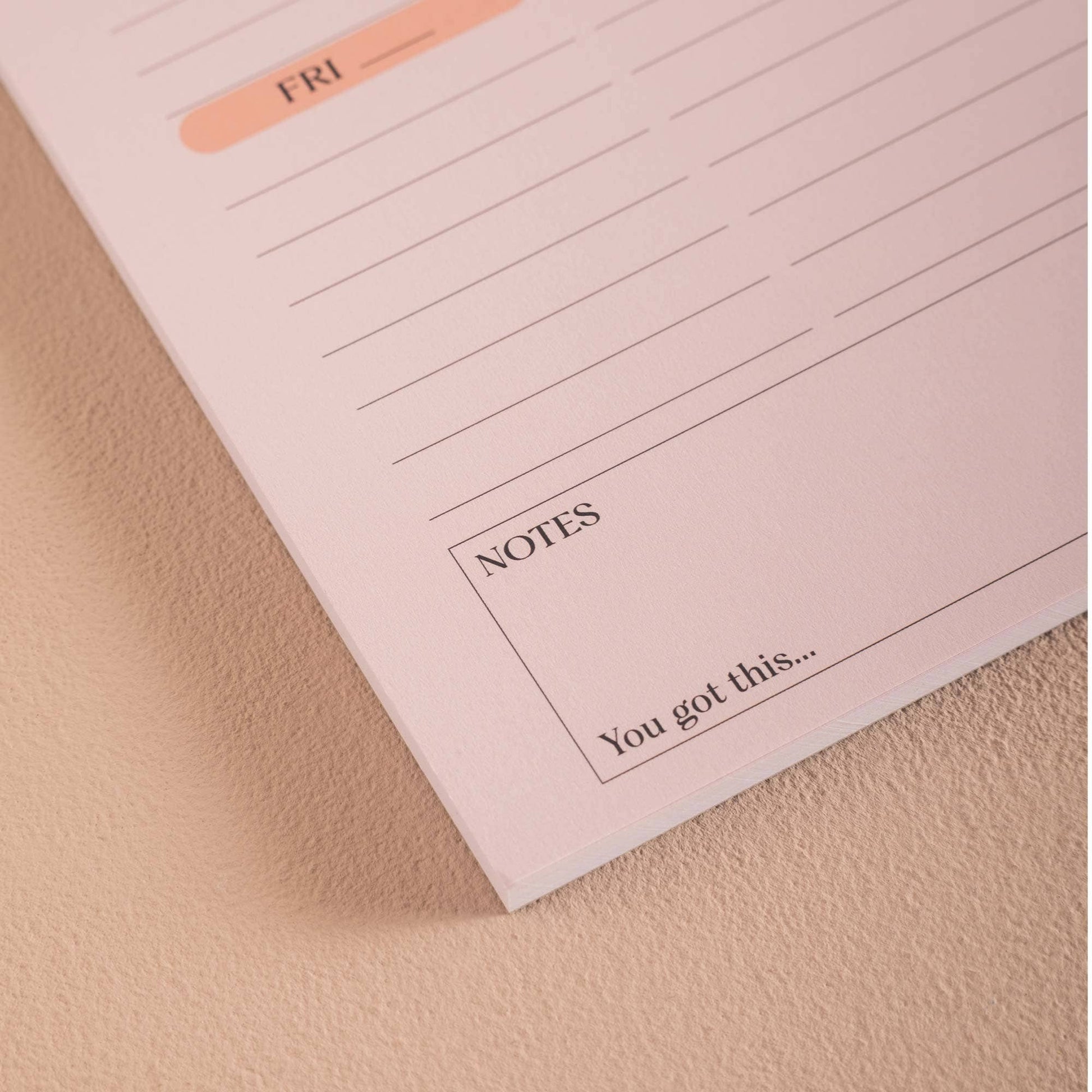 Eco-friendly stationery set on desk