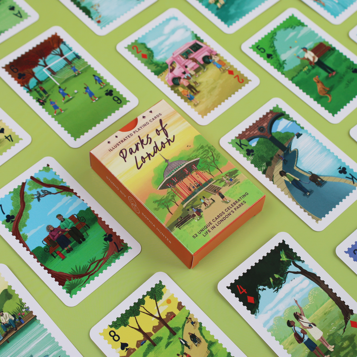 Beautifully illustrated cards by Sophia Hunter