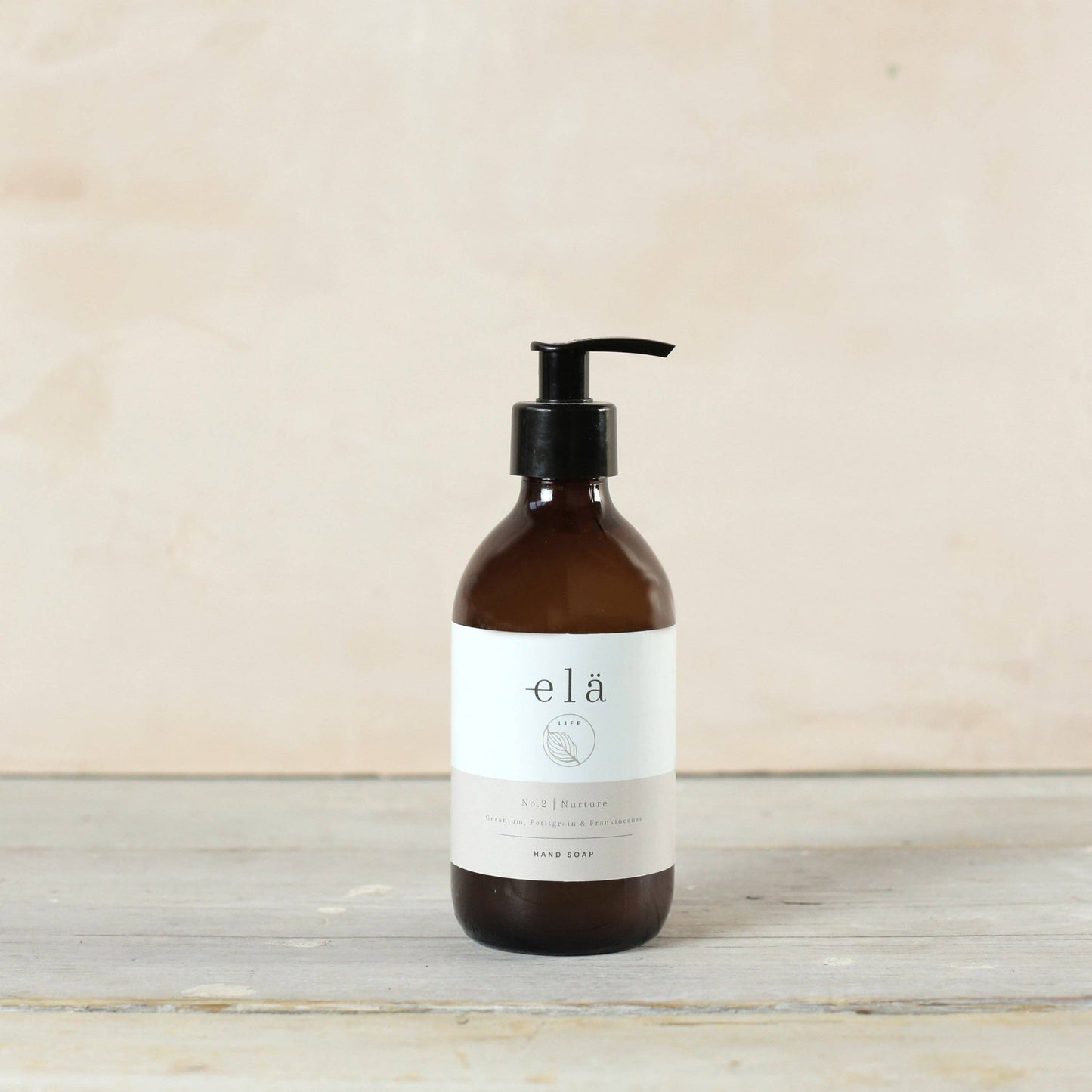 Elä Life Nurture No 2 Hand & Body Soap 300ml bottle with natural essential oils