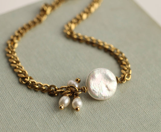 Freshwater Pearl Trio Bracelet