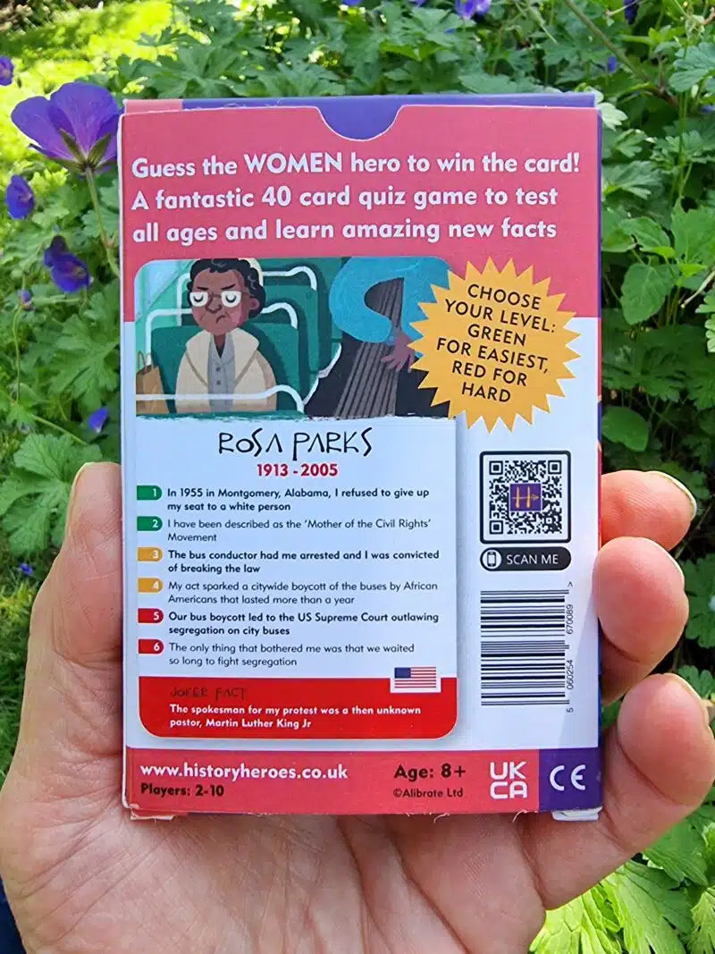 History Heroes: WOMEN card game