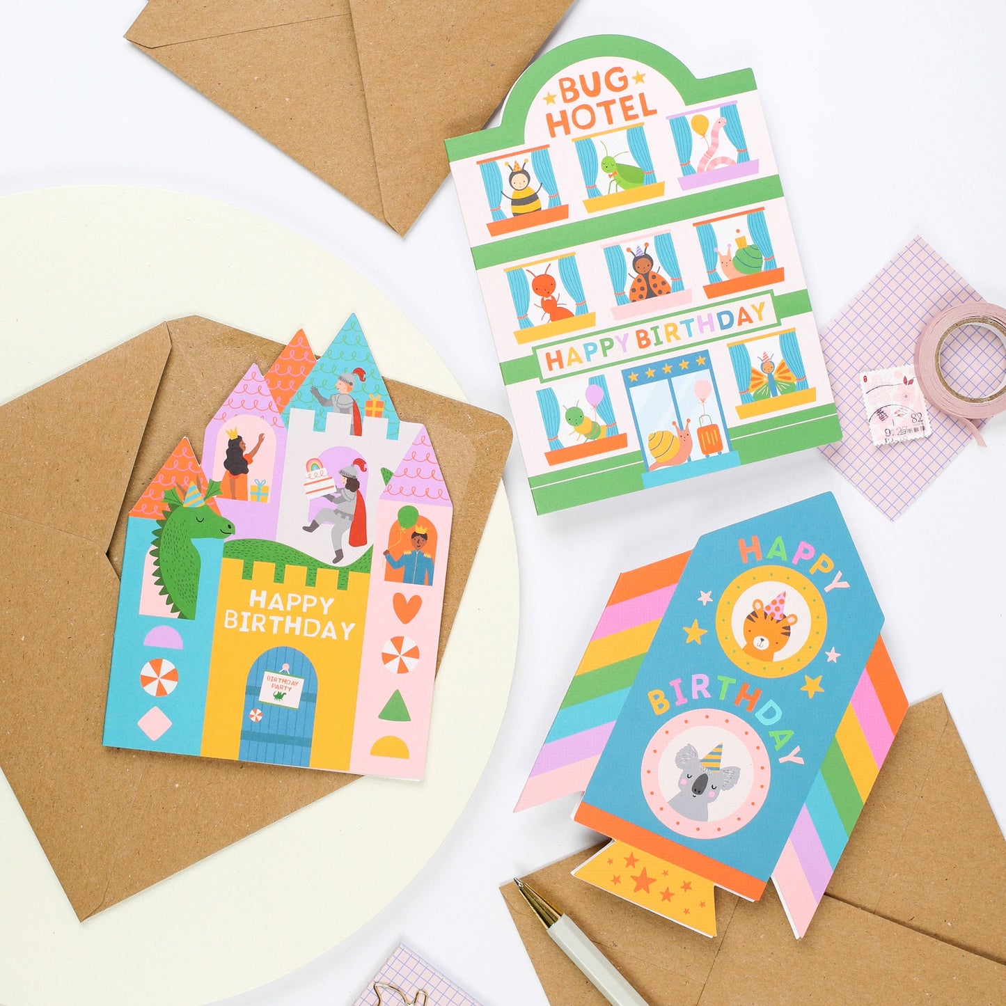 Rocket Birthday Card