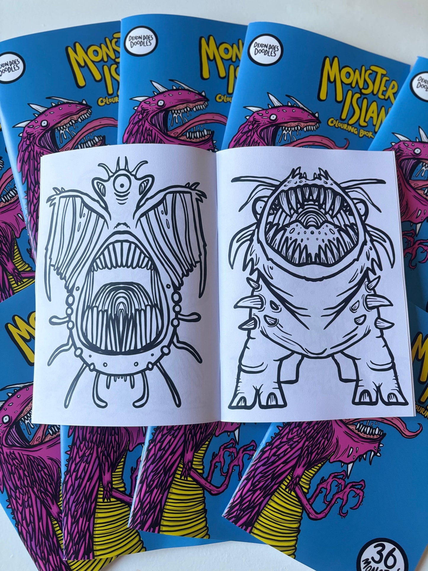 Monster Island Colouring Book