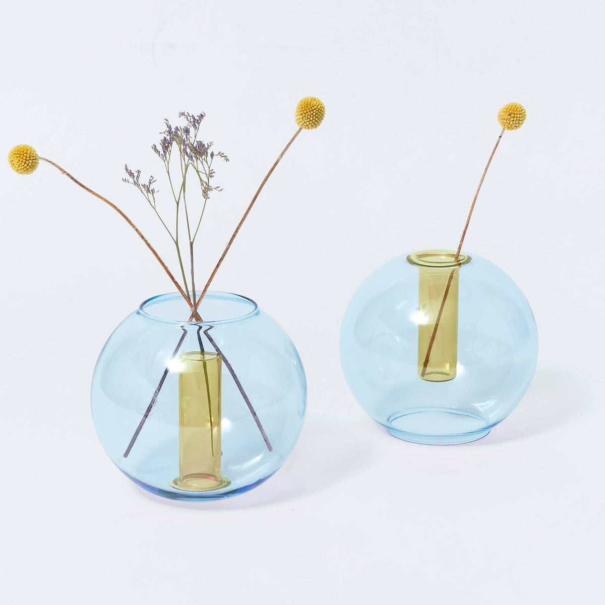 Unique gift glass flower vase