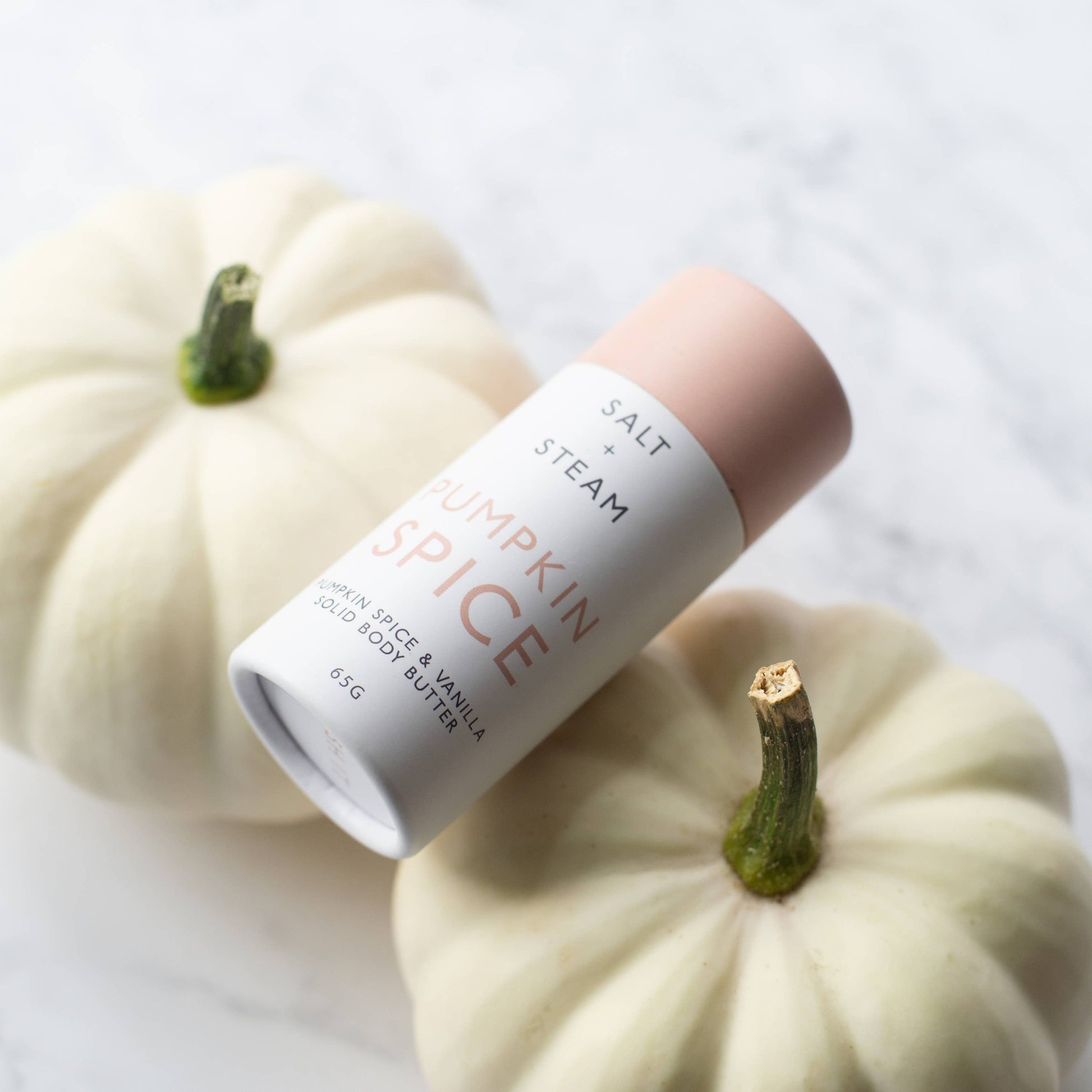Plant-based body butter packed with pumpkin oil, shea, cocoa, and vanilla