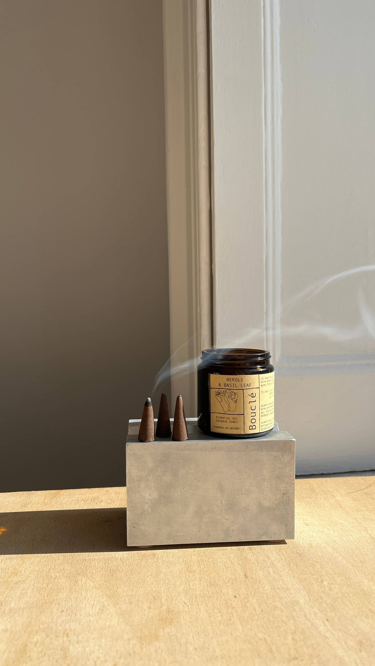 Eco-friendly Neroli & Basil home fragrance incense