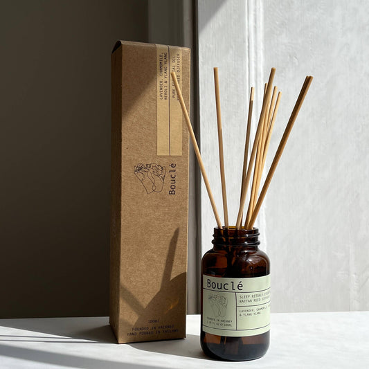 Eco-friendly sleep reed diffuser with rattan reeds
