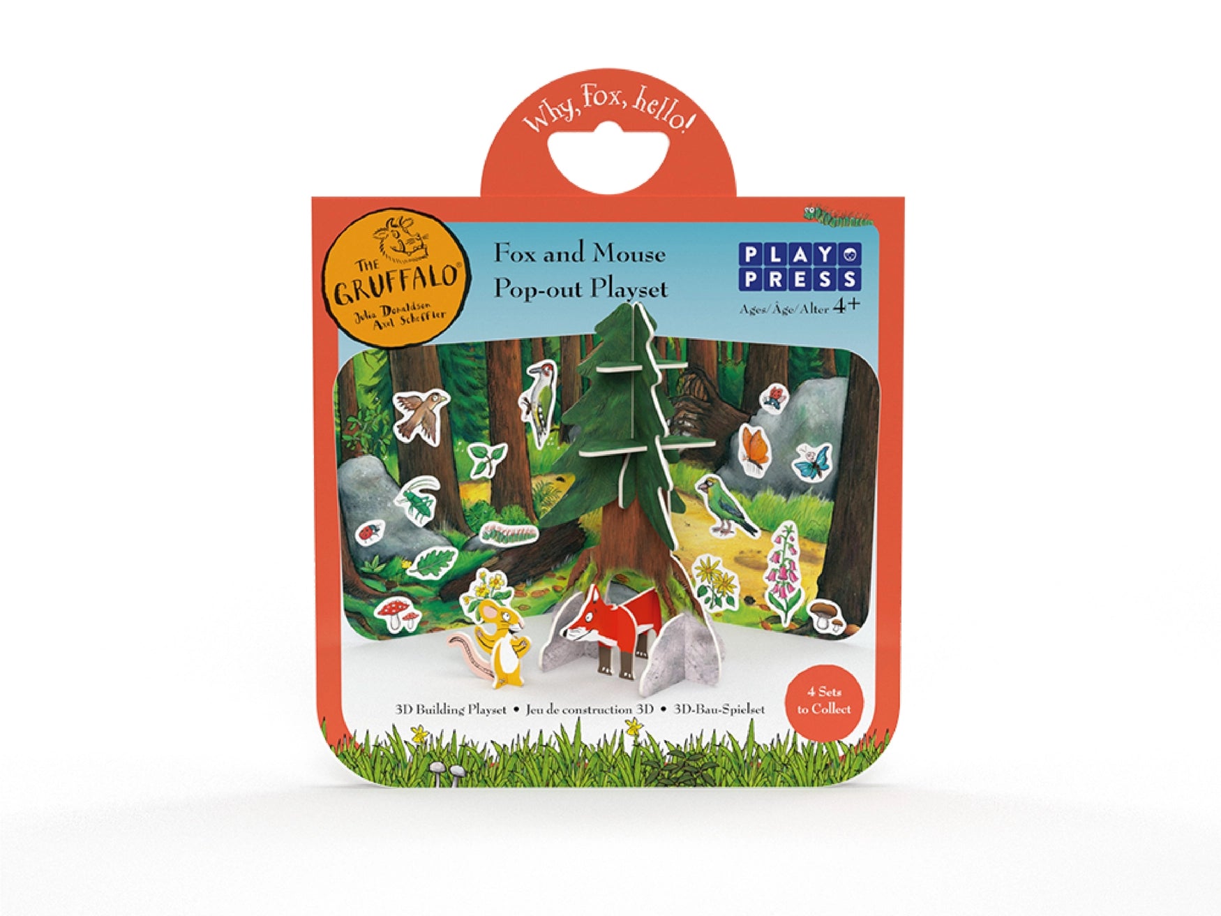 Play Press Gruffalo Owl 3D Build and Play Set