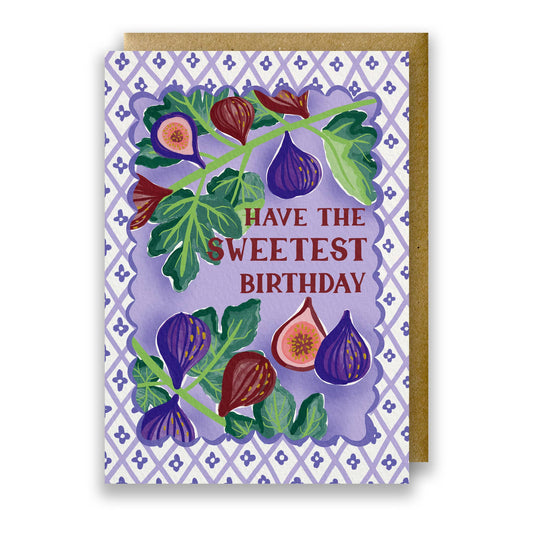 Palermo Picnic Sweetest Figs Birthday Card