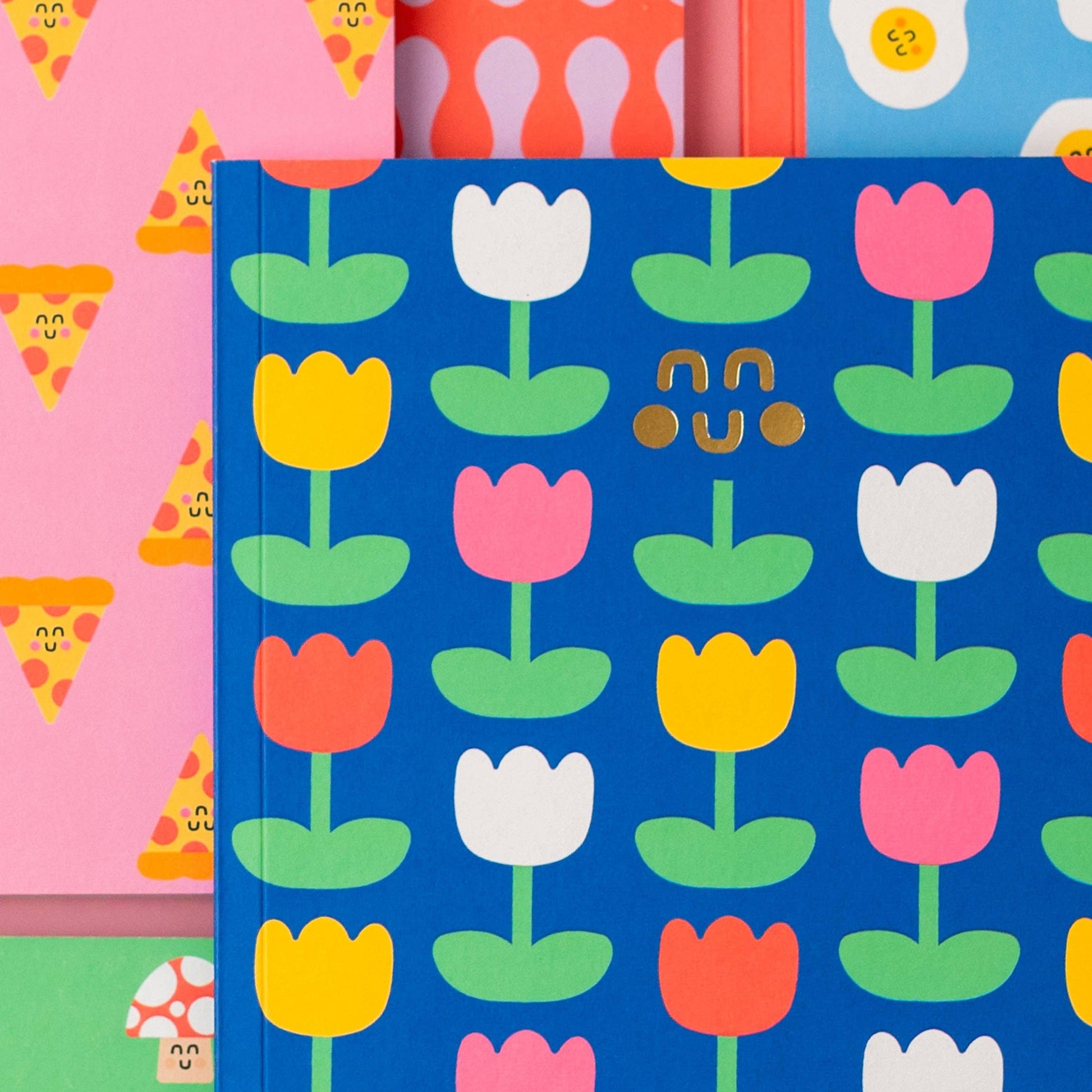 Set of two Studio Boketto butter notebooks in plastic-free packaging