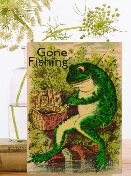 On the River Bank Greeting Card