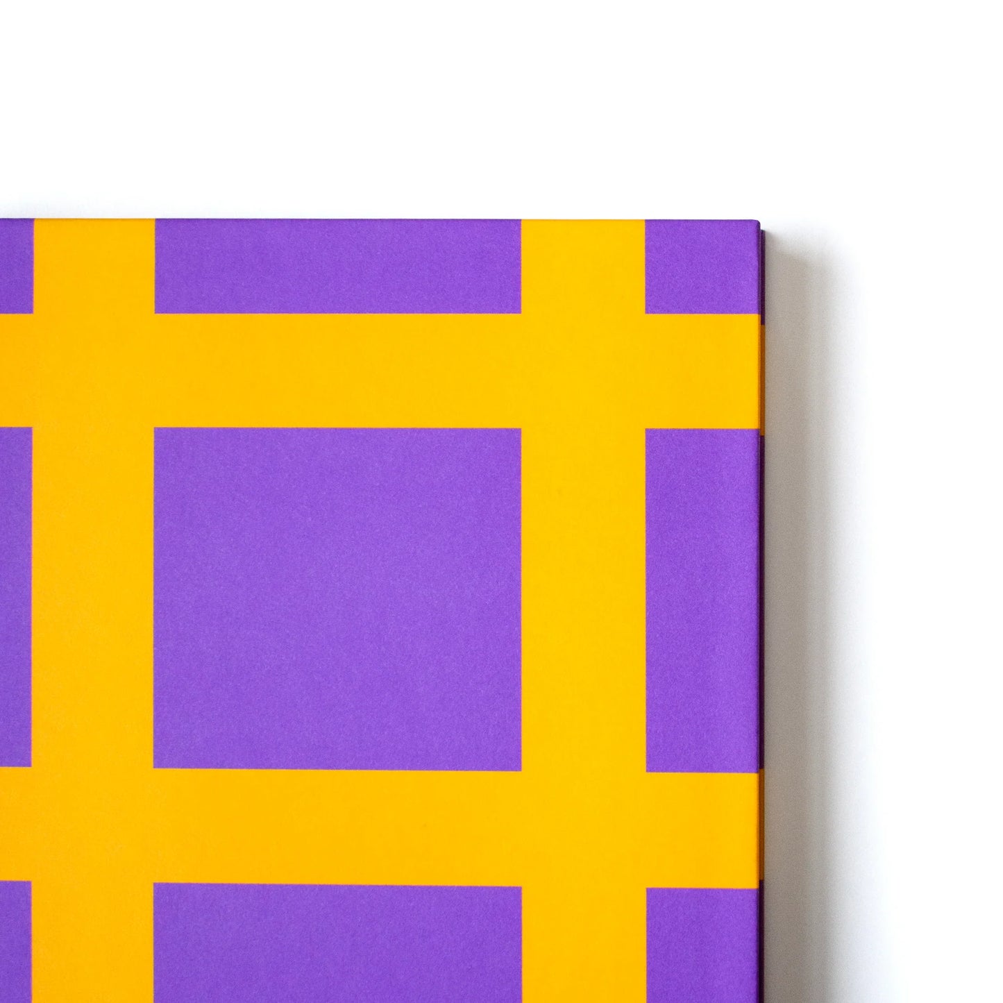 Grafika Grid A5 lined notebook by 1973, colourful geometric cover, sustainably certified off-white lined pages, size 215mm x 152mm, ribbon bookmark.