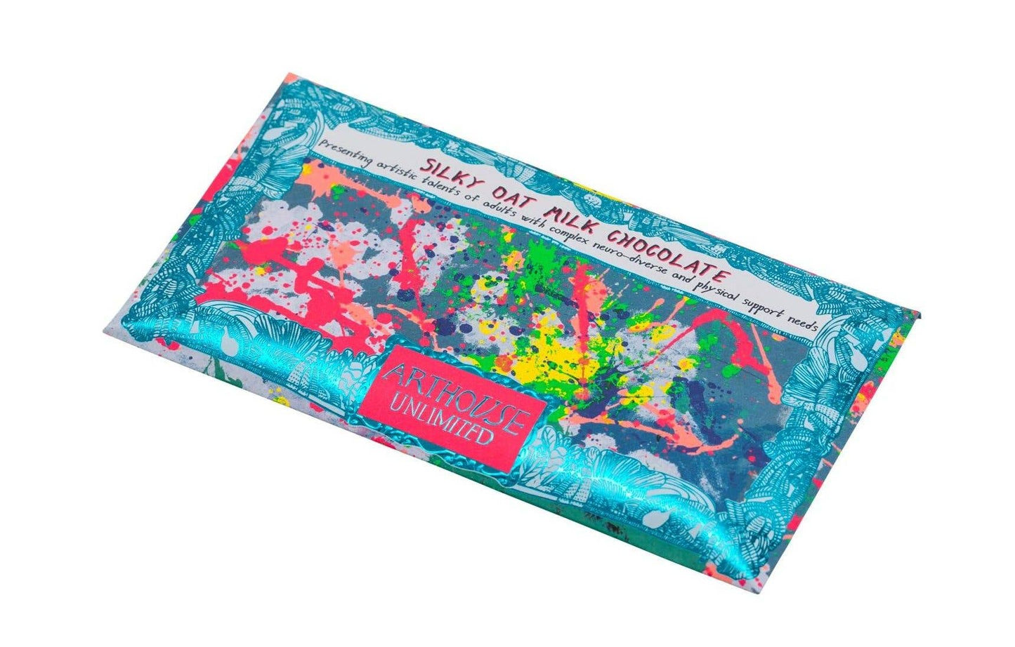 Stack of Spring Oat Milk Chocolate Bars from ARTHOUSE Unlimited