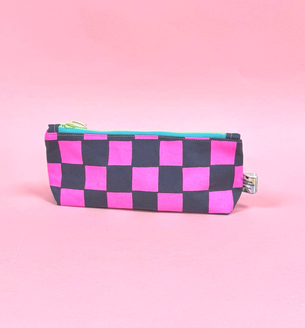 Durable water-resistant pencil case with zip closure