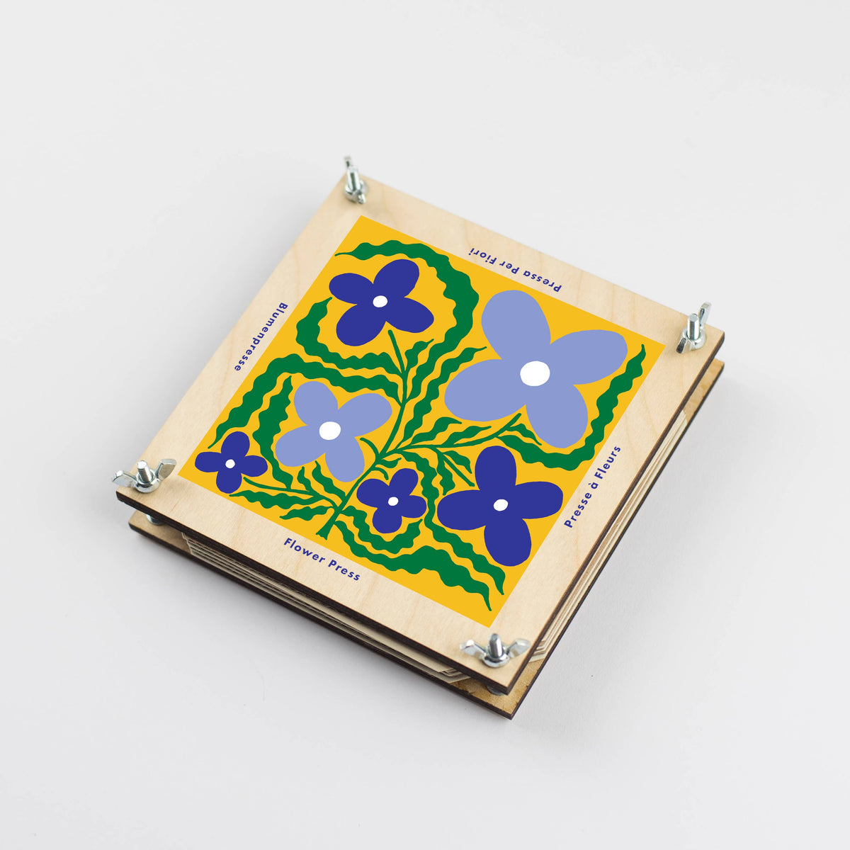 Smock Wooden Flower Press by Forget Me Not and Green