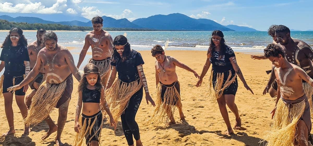 A photo of the Salt Water People of Australia. 