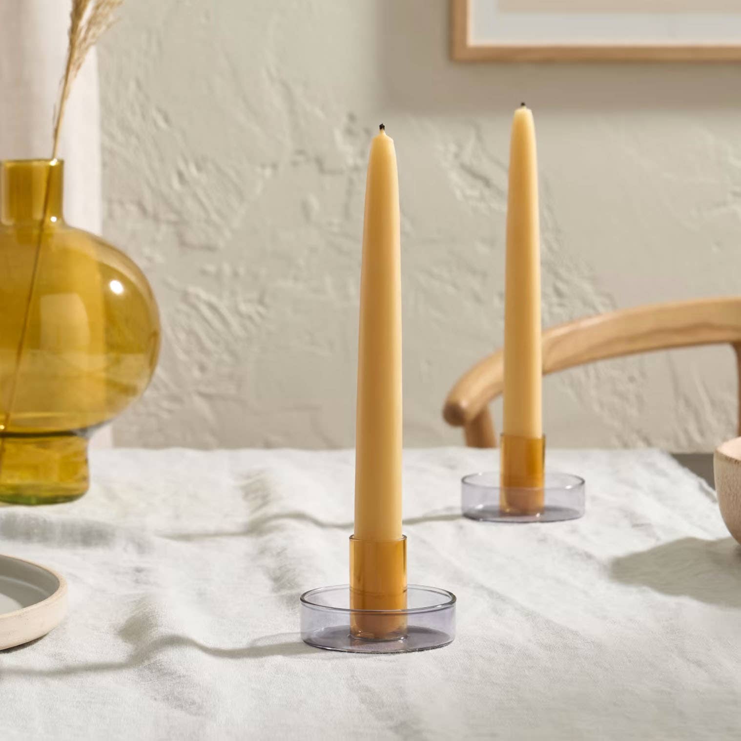 Stylish Glass Candle Pedestal