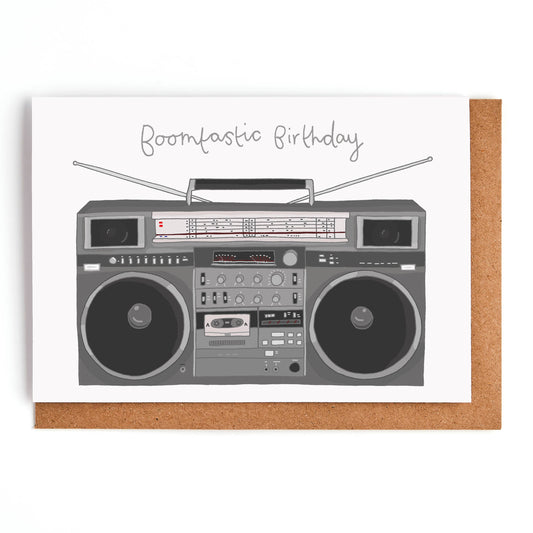 Boomtastic Birthday Card