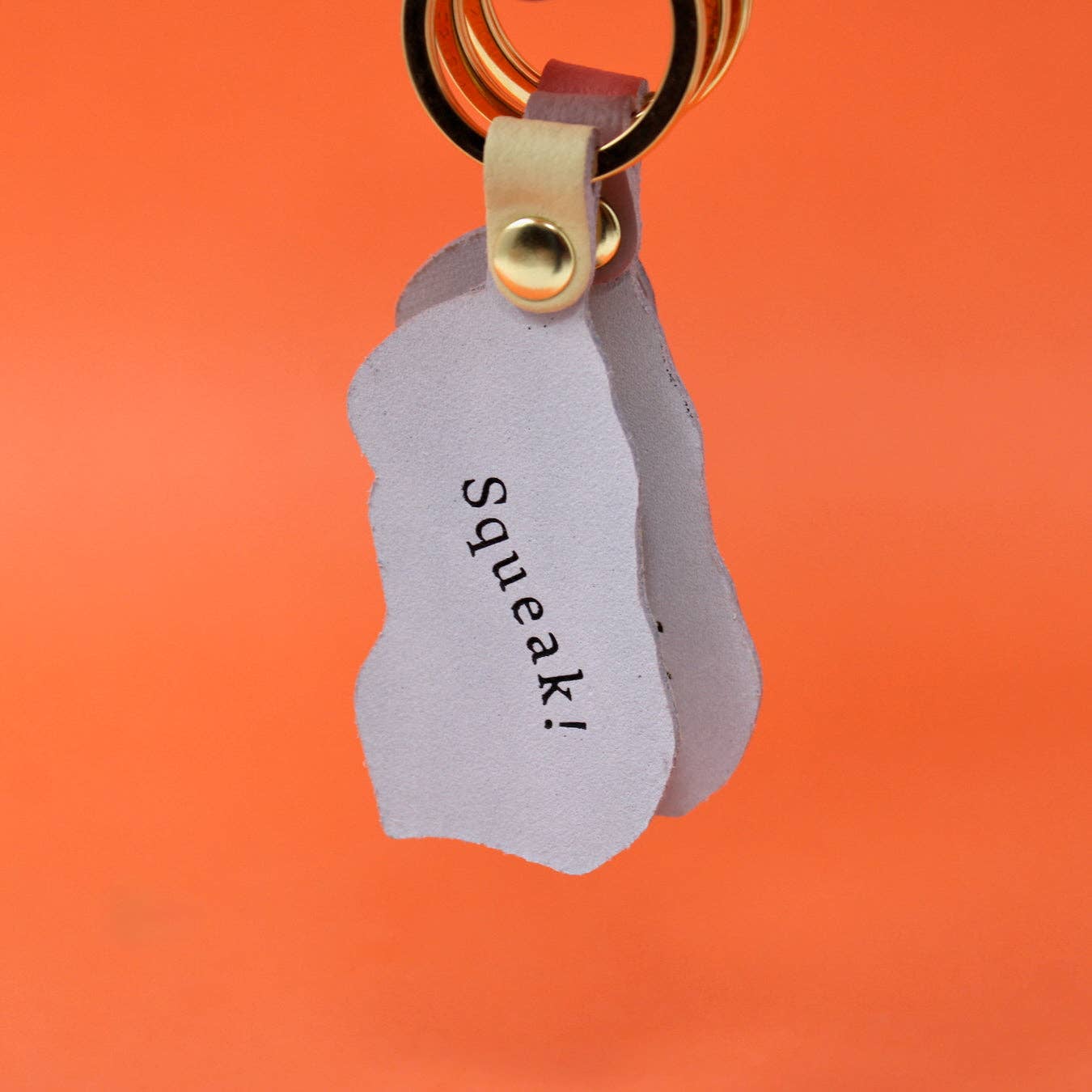 Detailed view of Ark Colour Design Guinea Pig Keyring texture