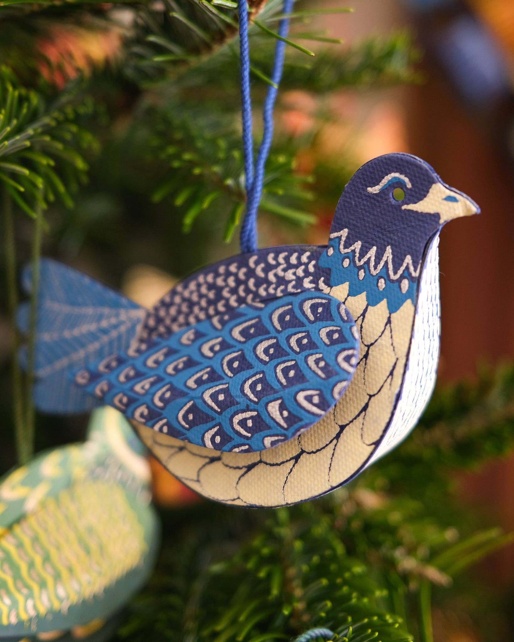 Recycled paper Dove decoration, perfect eco gift