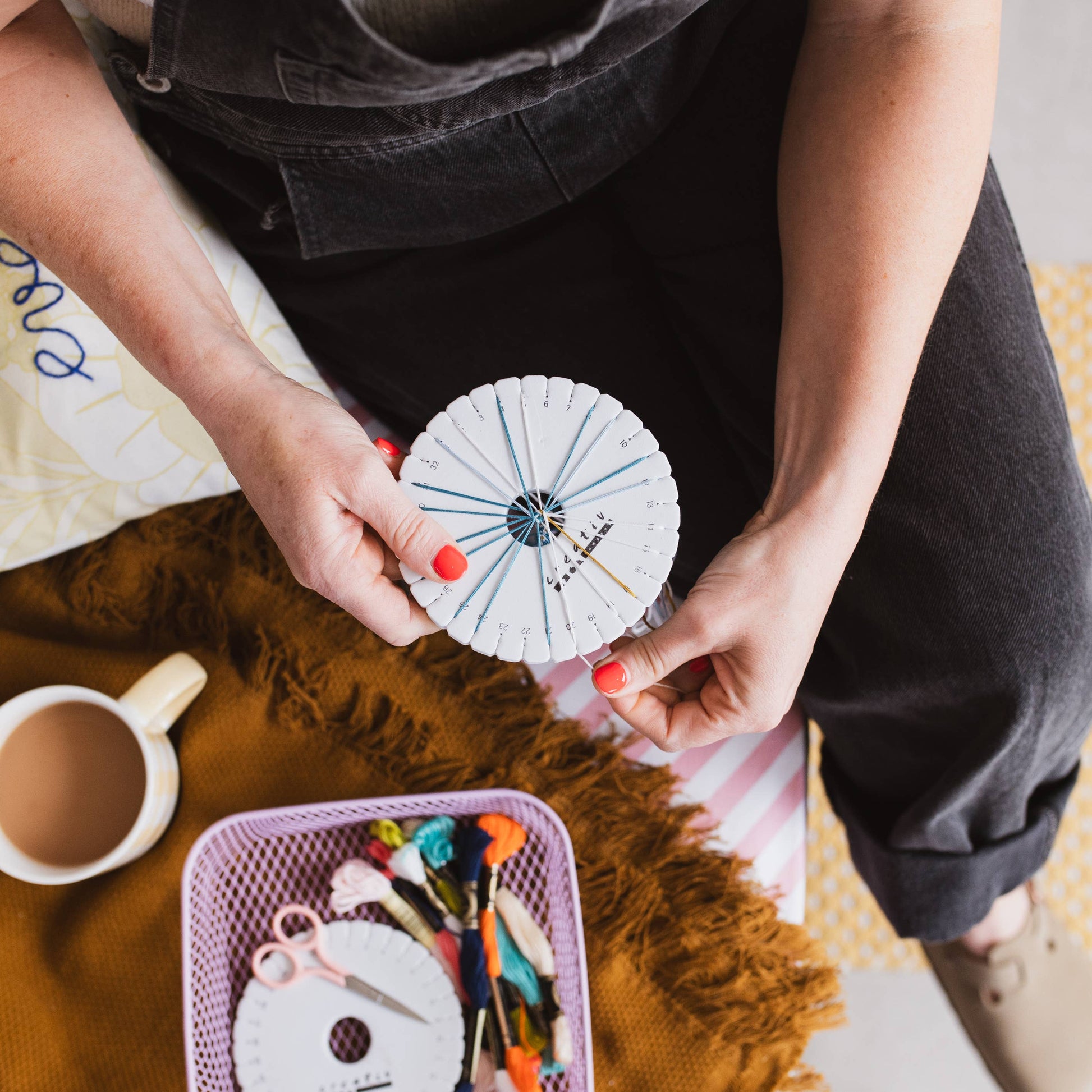 Instruction booklet showing leopard print bracelet design