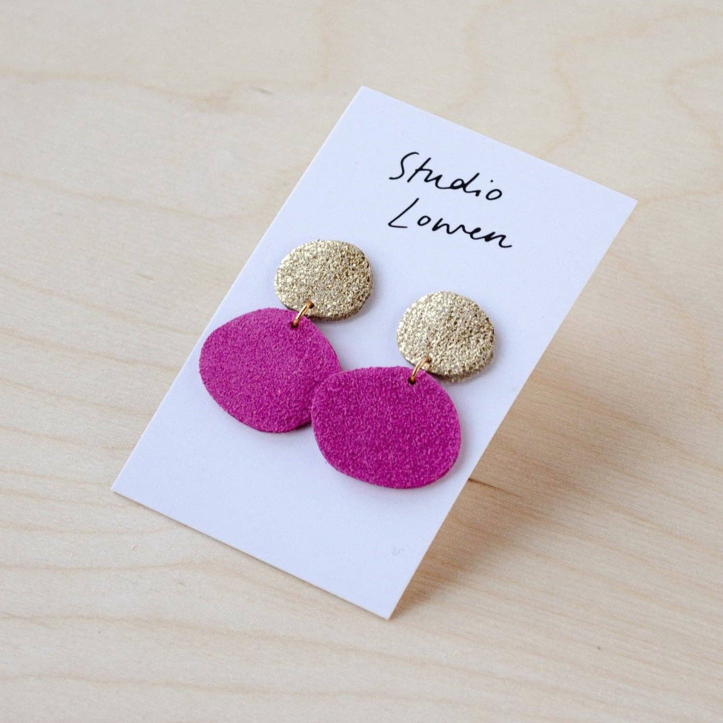 Bili Pop Suede Earrings
