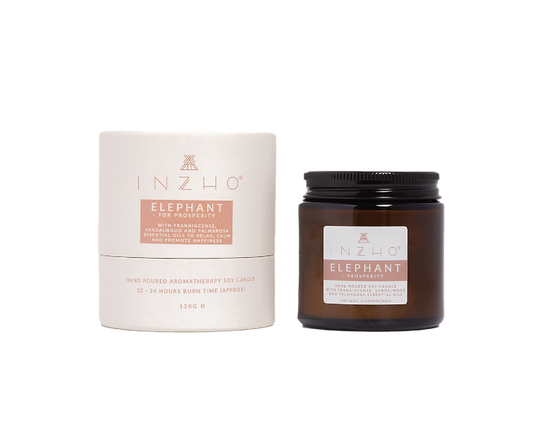 Elephant - For Prosperity - Small Soy Candle