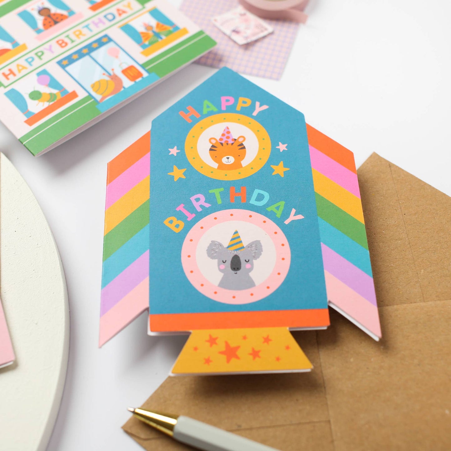 Rocket Birthday Card