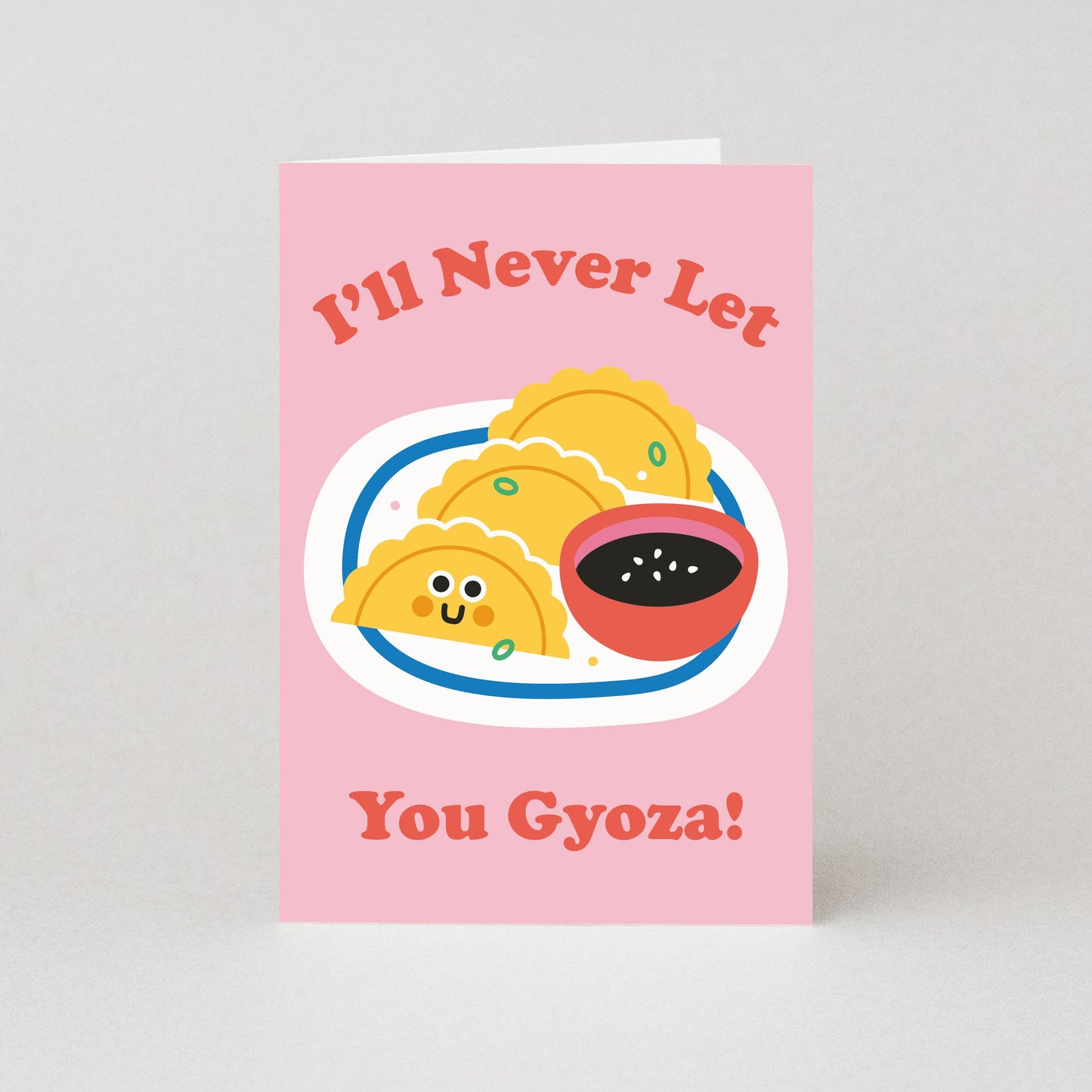 Gyoza Valentine's Day Greeting Card