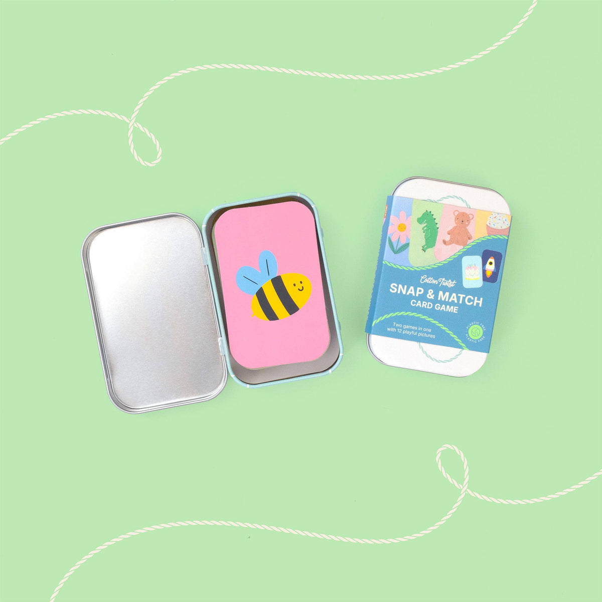 Eco-friendly travel game for kids aged 4 and up