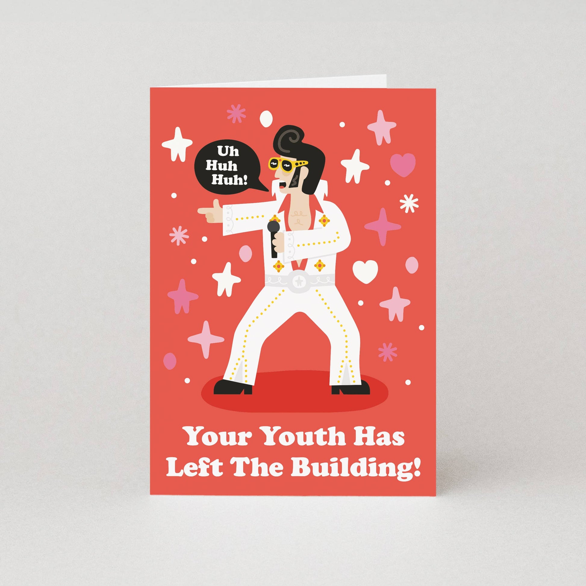 Funny Elvis Birthday Card Your Youth Has Left The Building