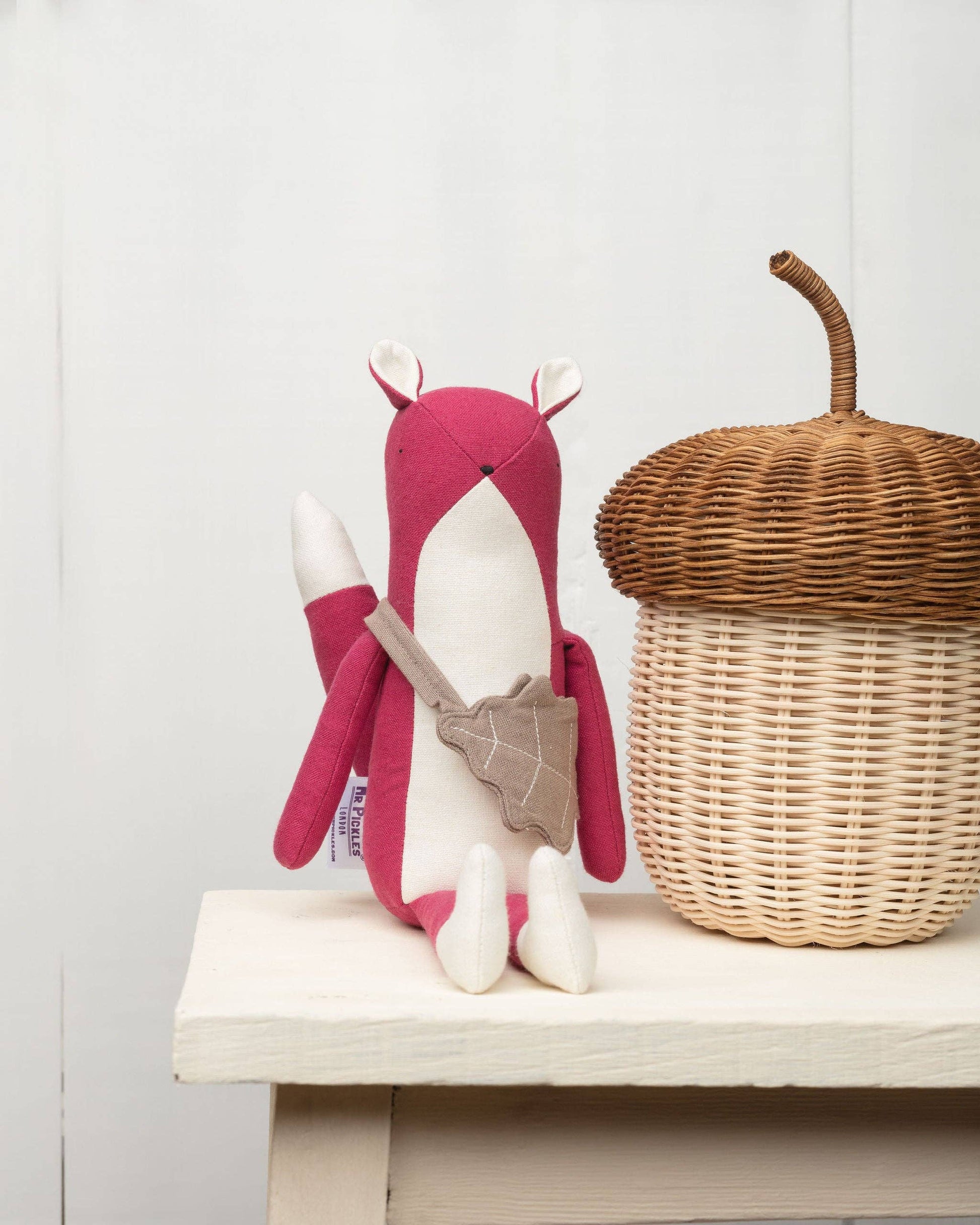 Florence the Fox's soft texture and natural fabric blend