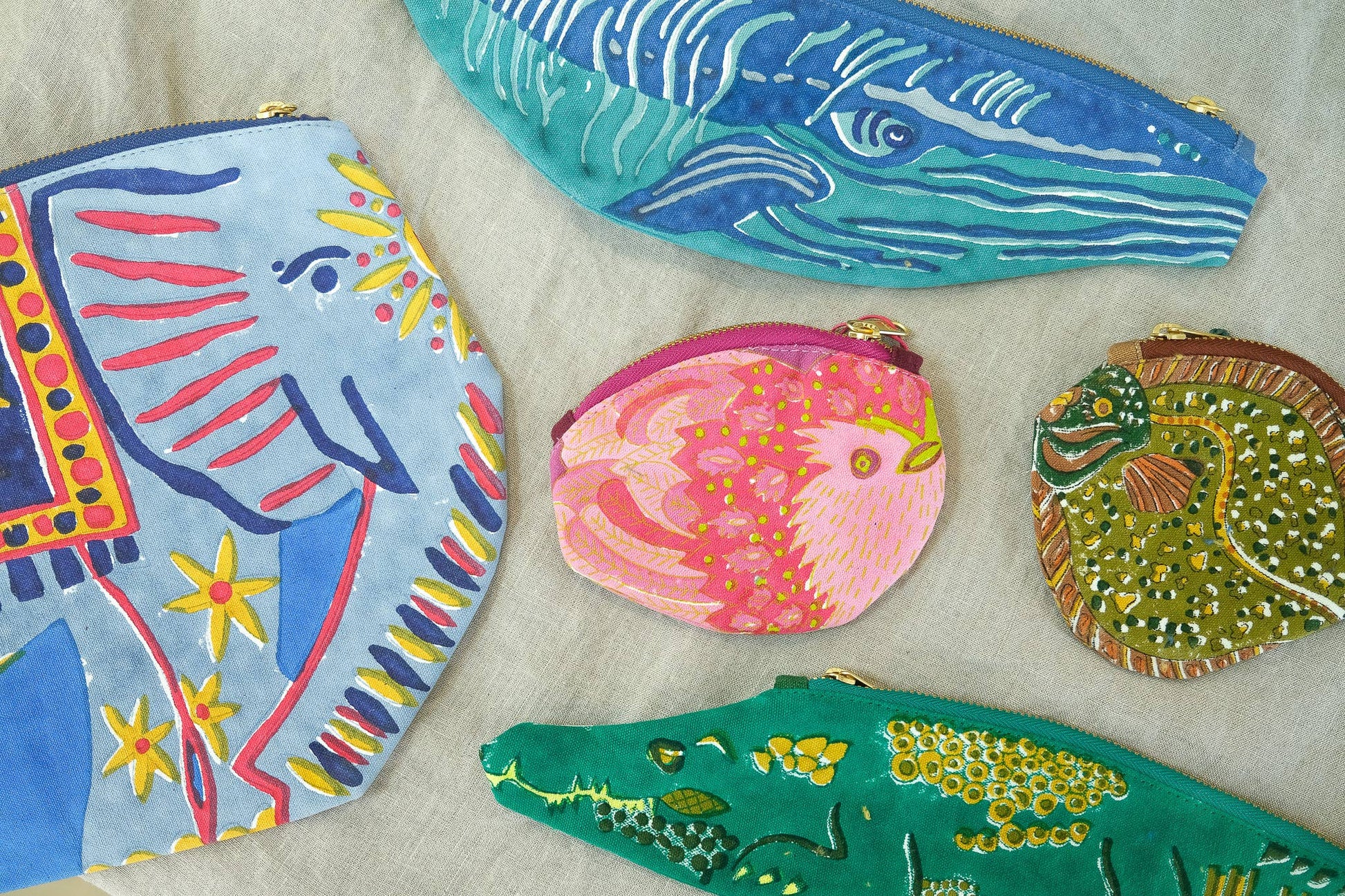 Elephant Fabric Case