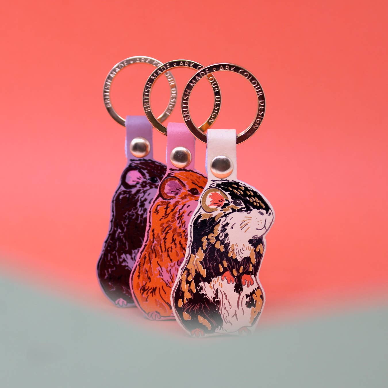 Guinea Pig Keyring gift idea for animal lovers, eco-conscious accessory