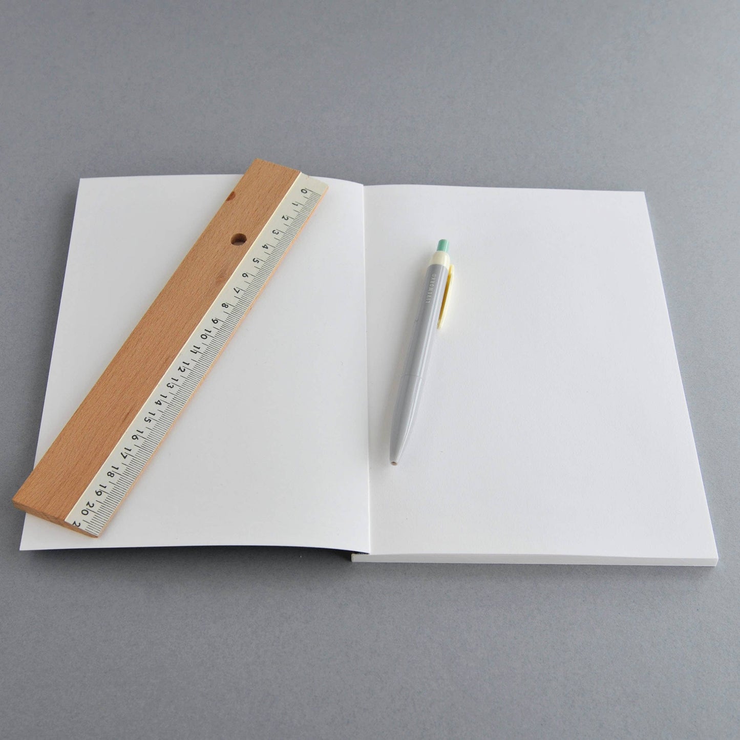 Wonderland In Blue Perfect Bound Notebook
